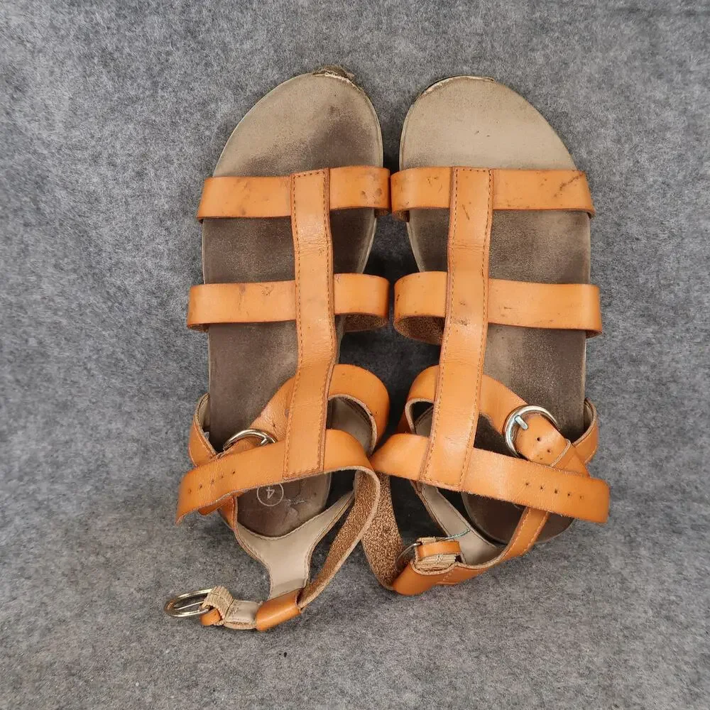 Cat & Jack Shoes Kids 4 Casual Sandals Gladiator Strappy Double Buckle Strap